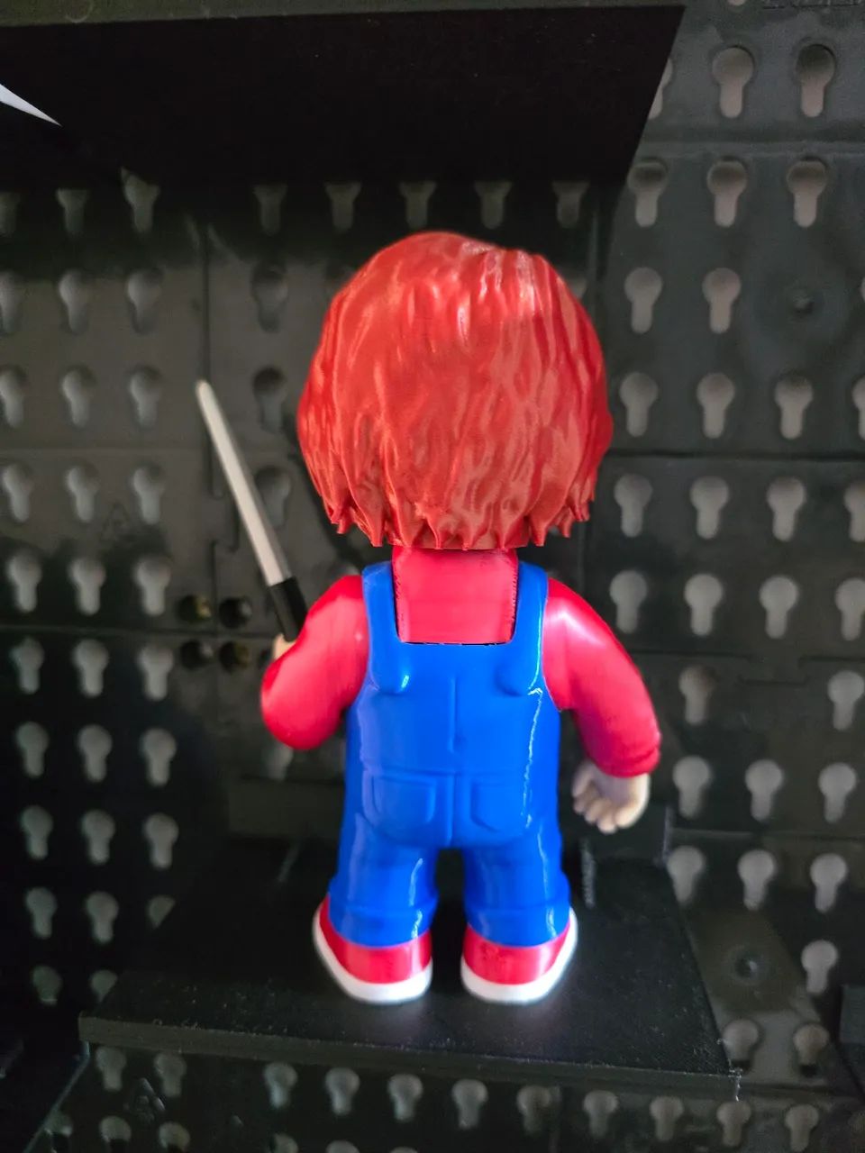 Boneco do Chucky feito na impressora  3d 15cm - Foto 4