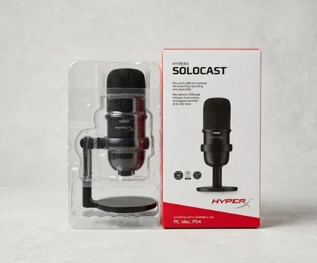 Hyperx Solocast Black Microfone Condensador Usb - Foto 2