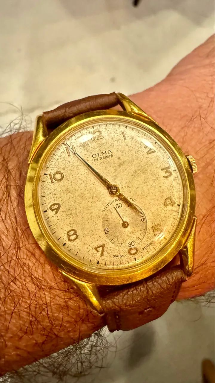 Relógio Vintage Olma 38mm