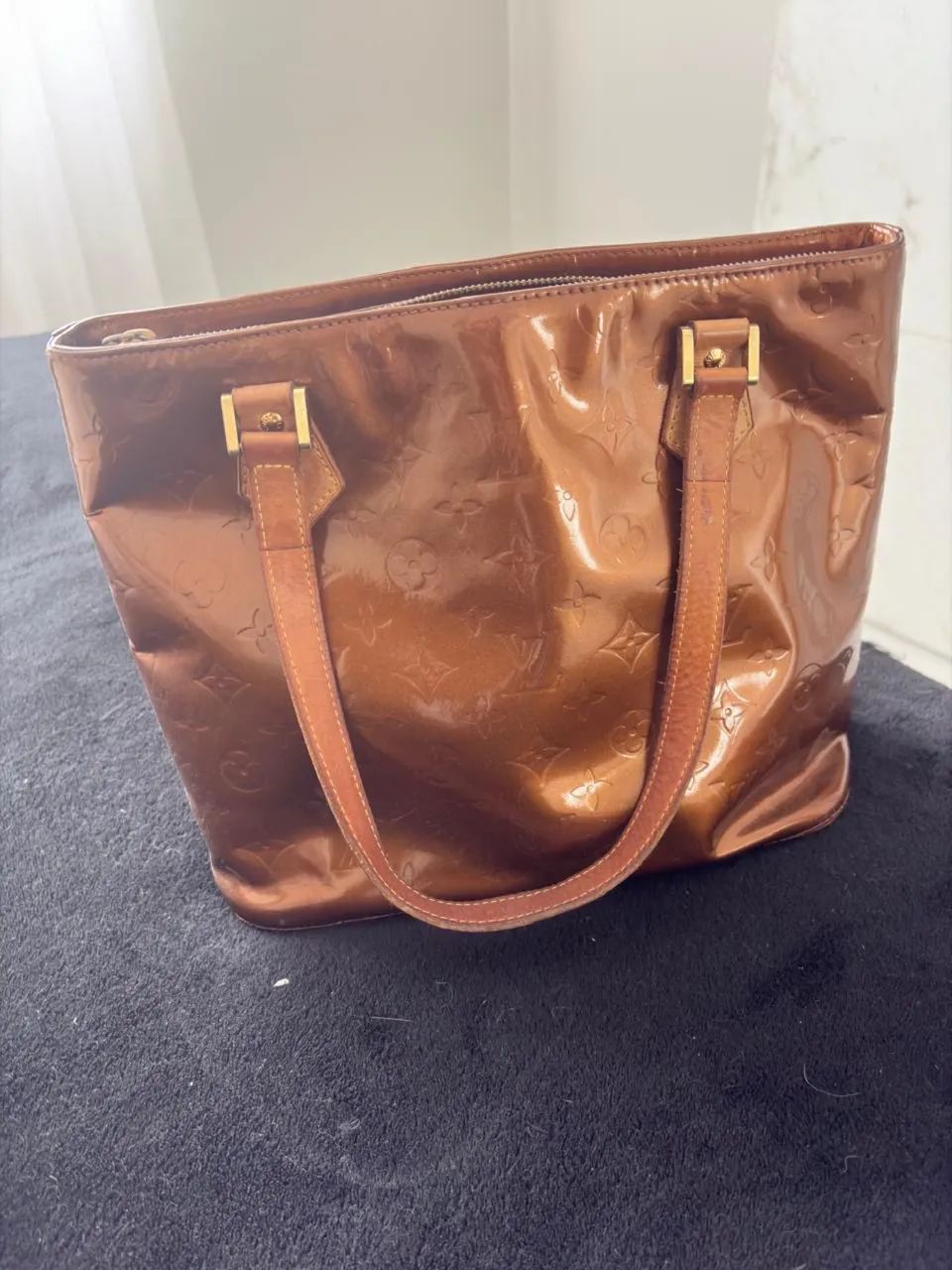 Bolsa Louis Vuitton Monogram Vernis Houston - Foto 2