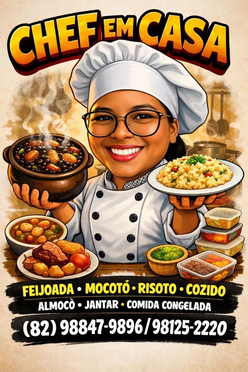 Chef em casa. 