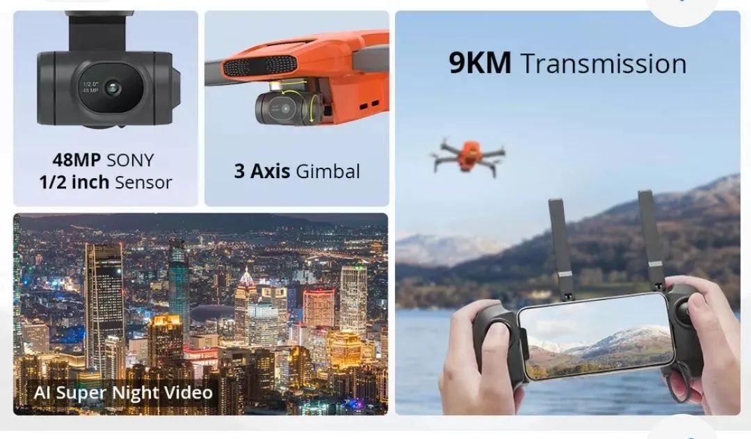 Drone FIMI Mini 3 com Bateria Plus - Leia a Descrição - Foto 2