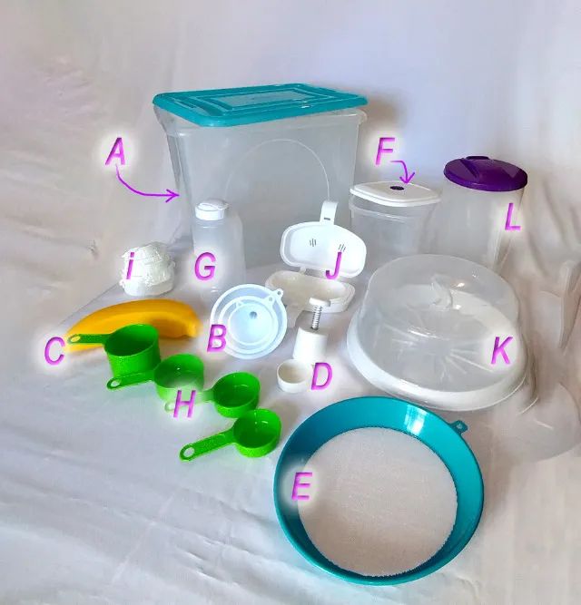 Kit Plásticos de cozinha diversos