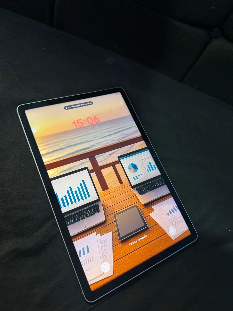 Samsung Galaxy Tab S9 FE 128 GB Roxo + S Pen + Teclado e Mouse Bluetooth - Foto 4