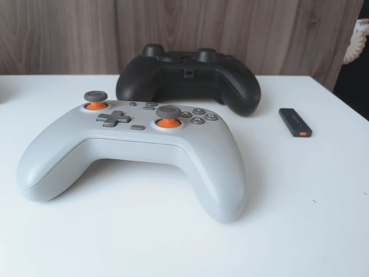 Controle de Pc e Console + Case + Receptor USB - Foto 2