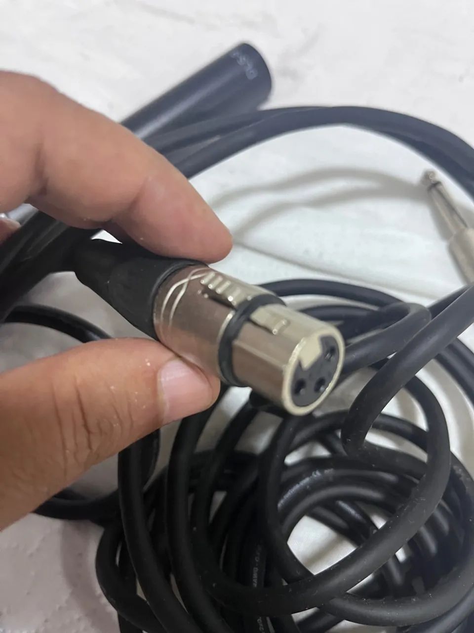 Microfone profissional dylan com cabo profissional  - Foto 3