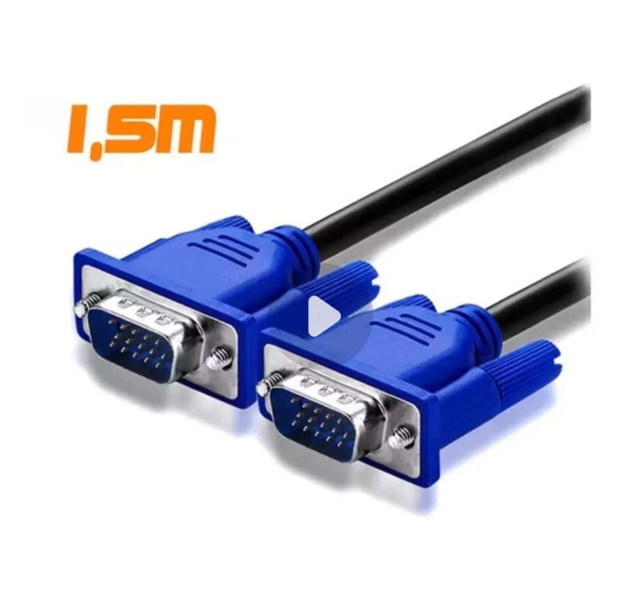 Cabo VGA macho x VGA macho 1.5 metros 