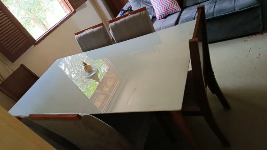 Mesa moderna com 6 cadeiras  - Foto 5