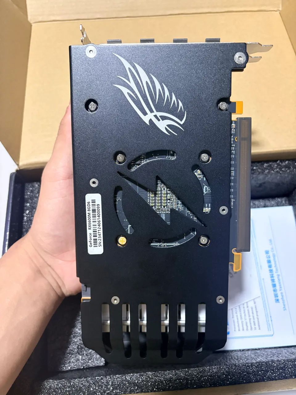 Placa de vídeo Rx 6600M 8GB (nova)  - Foto 2