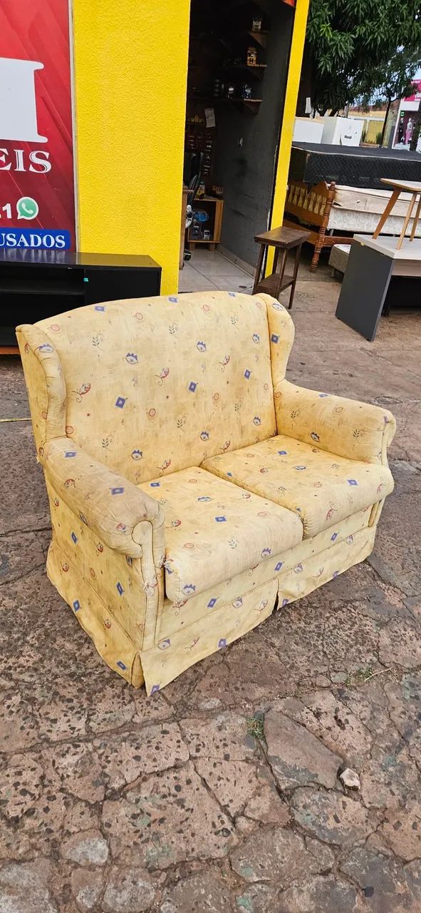 Sofa namoradeira usado acentos 100% - VENDO - Foto 5
