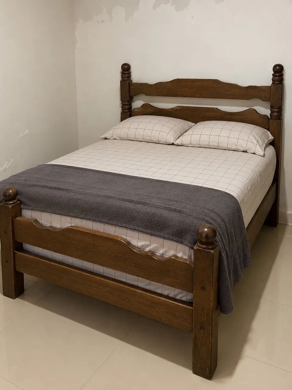 Cama de casal | em madeira  - Foto 4