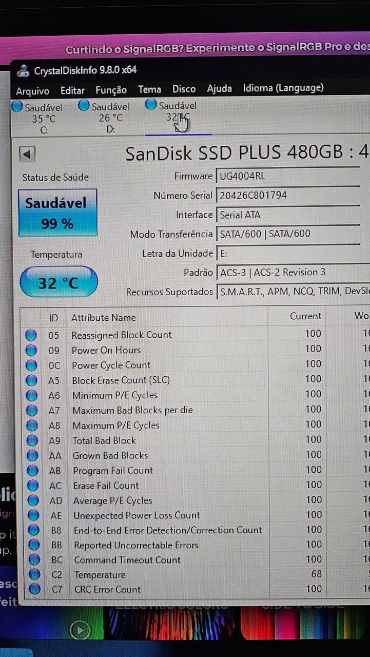 SSD Samdisk Plus 480gb - Foto 2