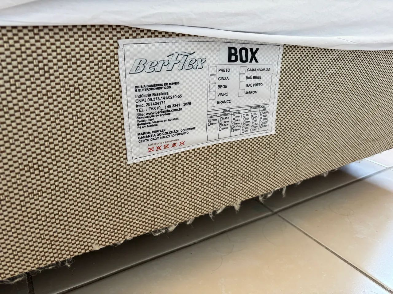 Vendo cama Box casal - Foto 3