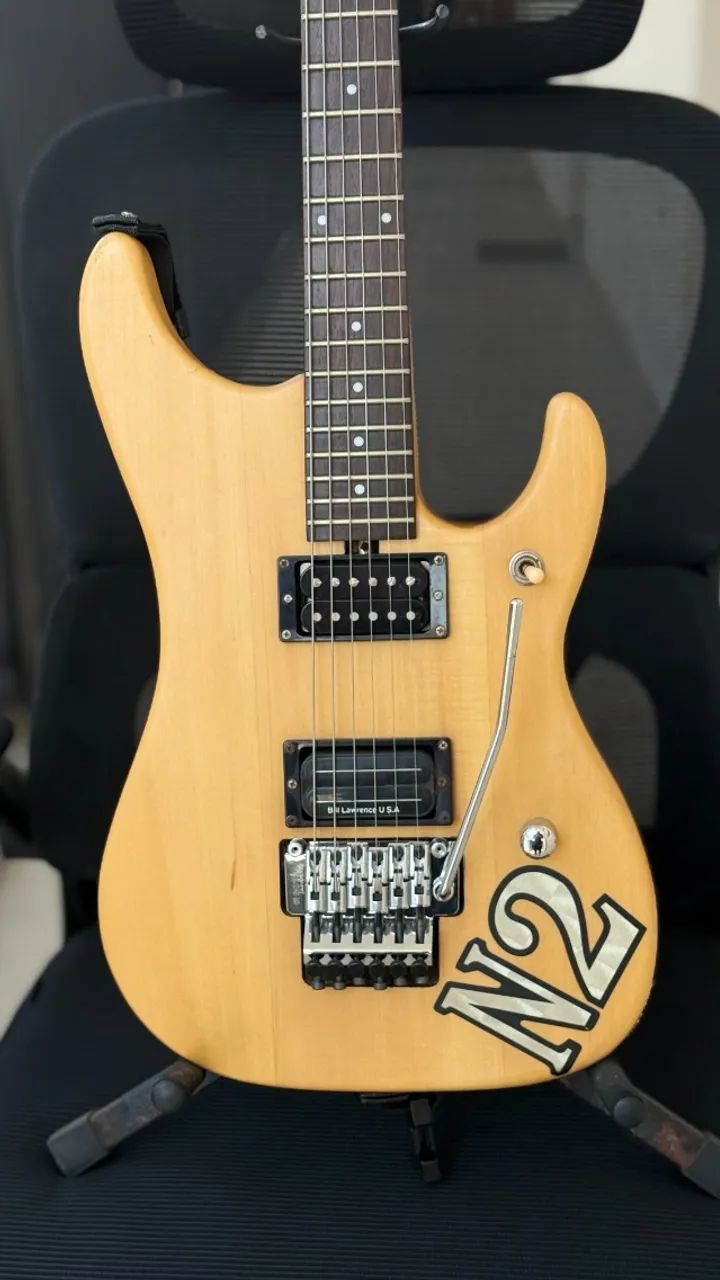 Guitarra Washburn N2 com upgrade ponte Gotoh NOVA e Bill Lawrence USA - Nuno Bettercourt - Foto 3