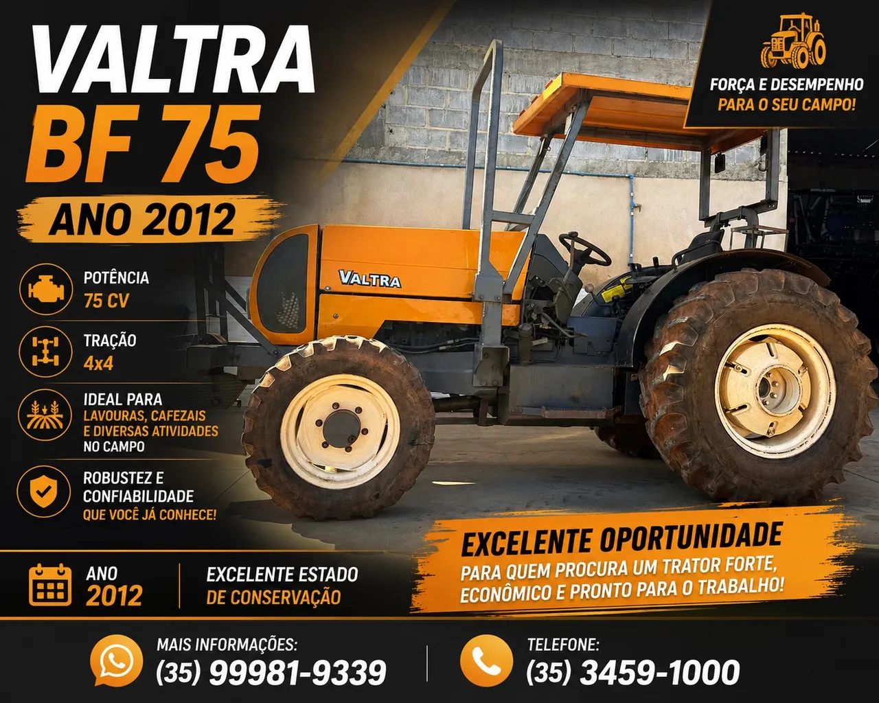 Trator Valtra BF 75