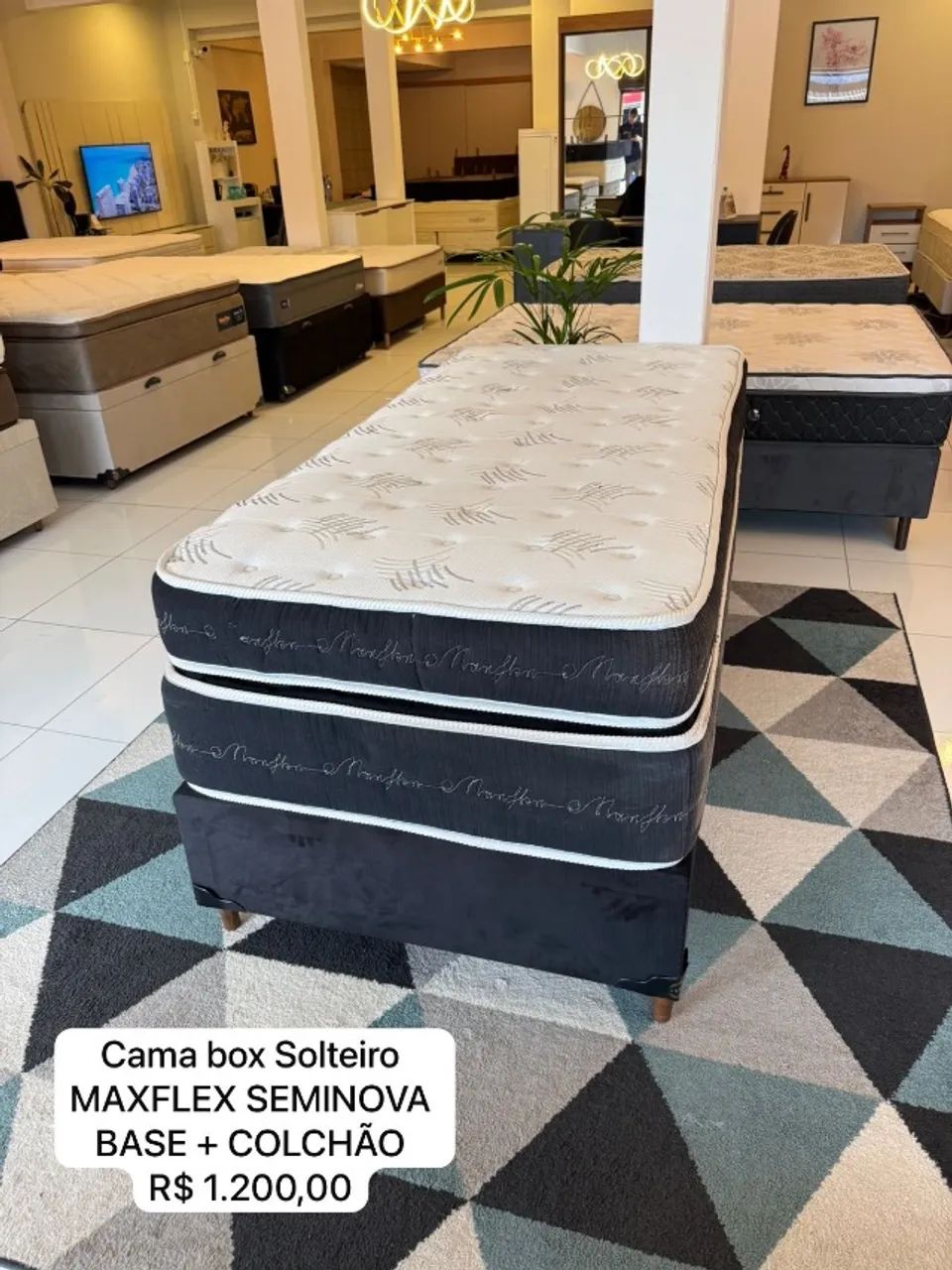 Colchão Solteiro MAXFLEX PILLOW TOP SEMINOVO  - Foto 5