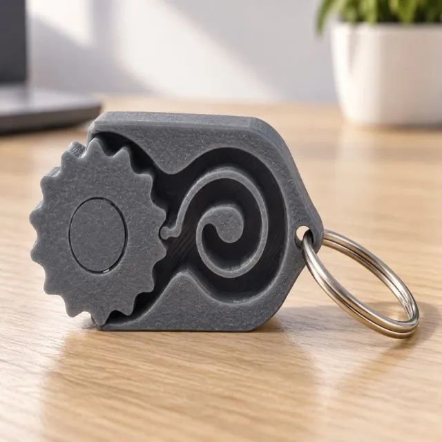 Clicker Fidget Compacto para Chaveiro - Foto 3
