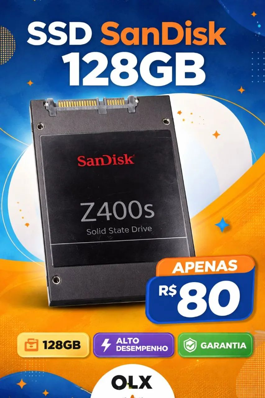 SSD SATA 128GB SANDISK