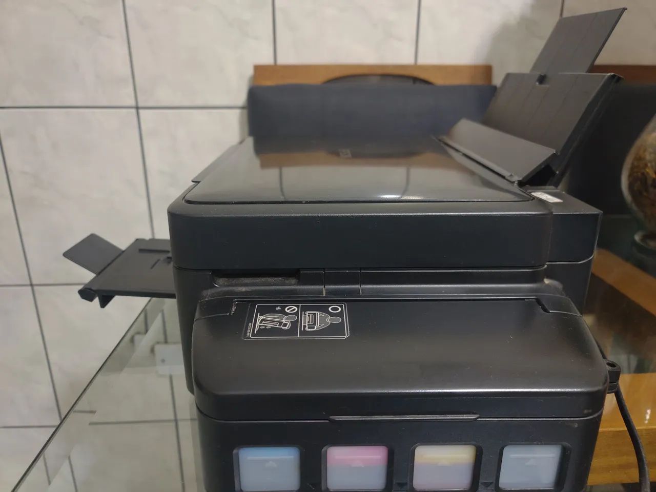 Impressora Epson Multifuncional EcoTank L475 - Foto 5