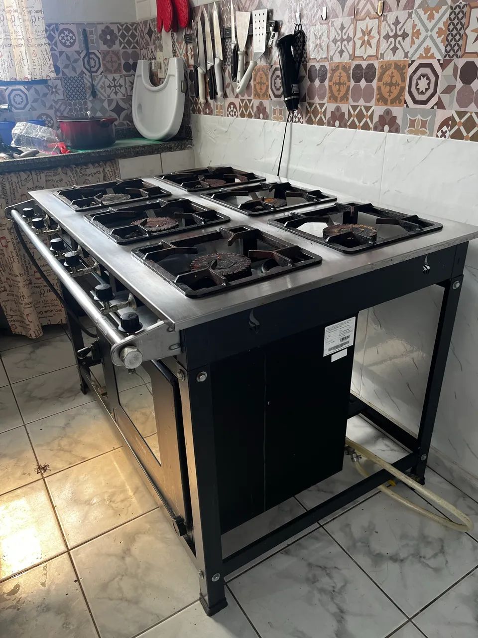 Fogão industrial de alta pressão 6 bocas   - Foto 2