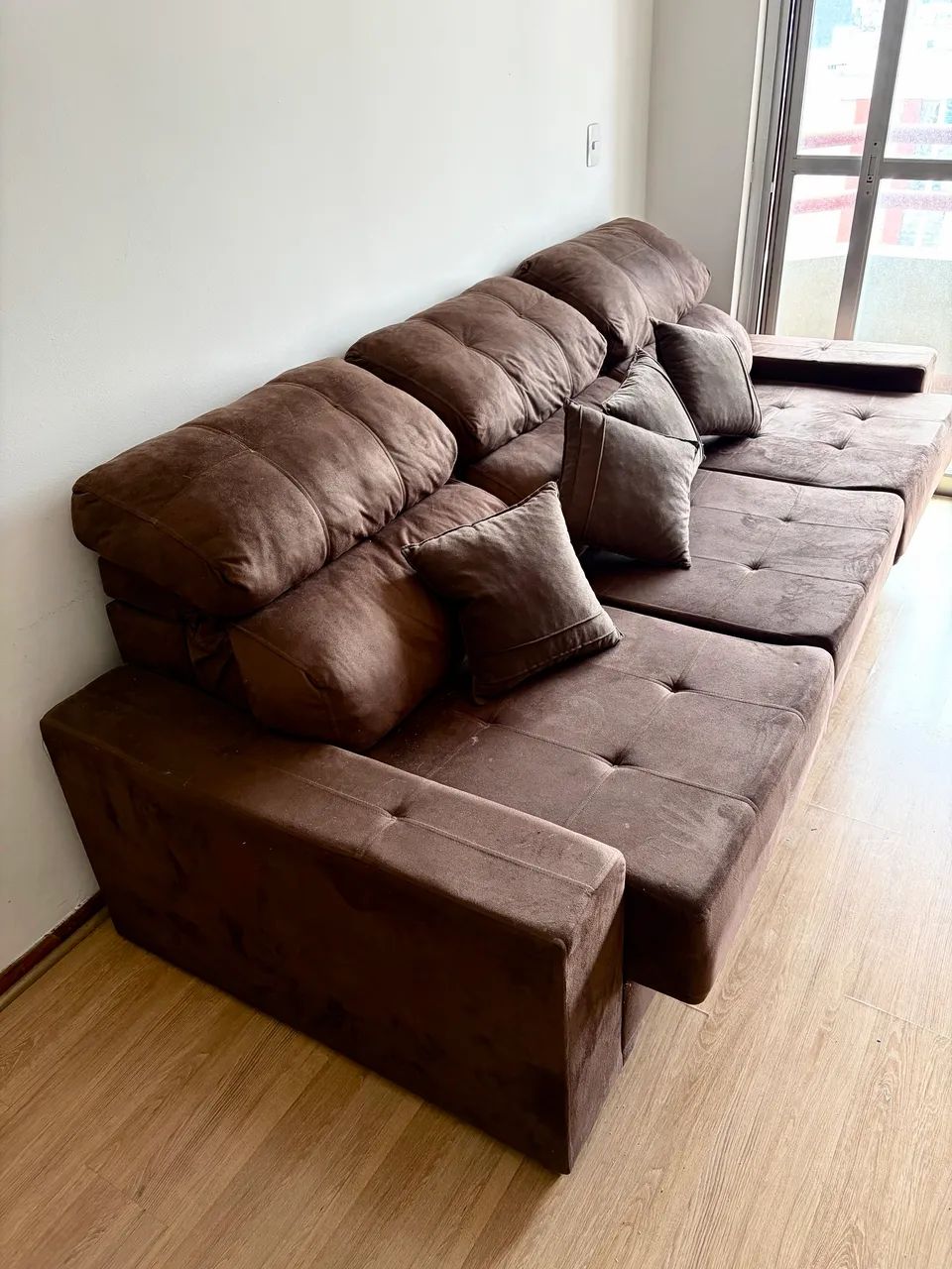 Sofá grande retrátil 2.65m x 1m  