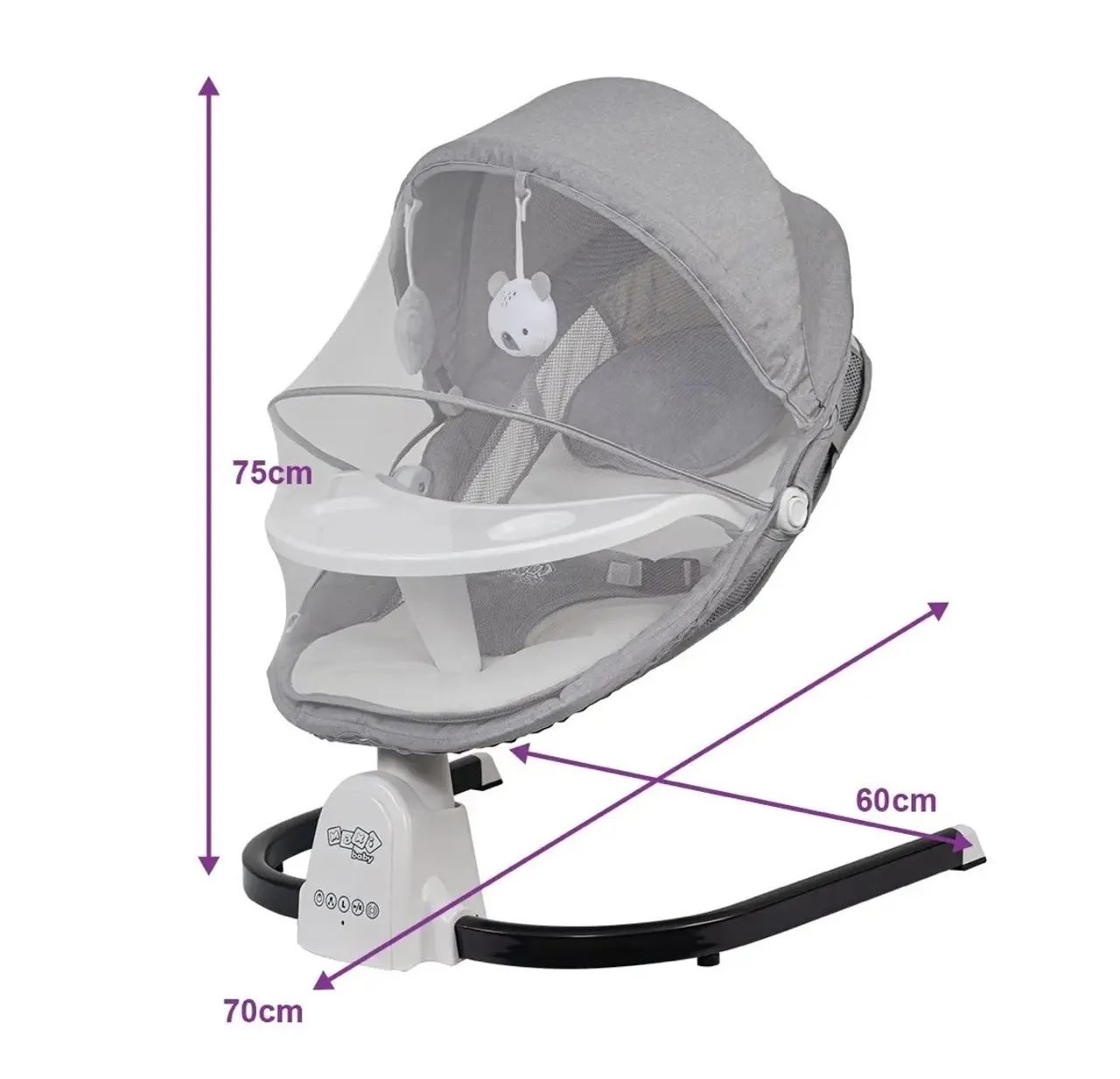 Cadeira de descanso e balanço bebe Snug Maxi Baby - Foto 4