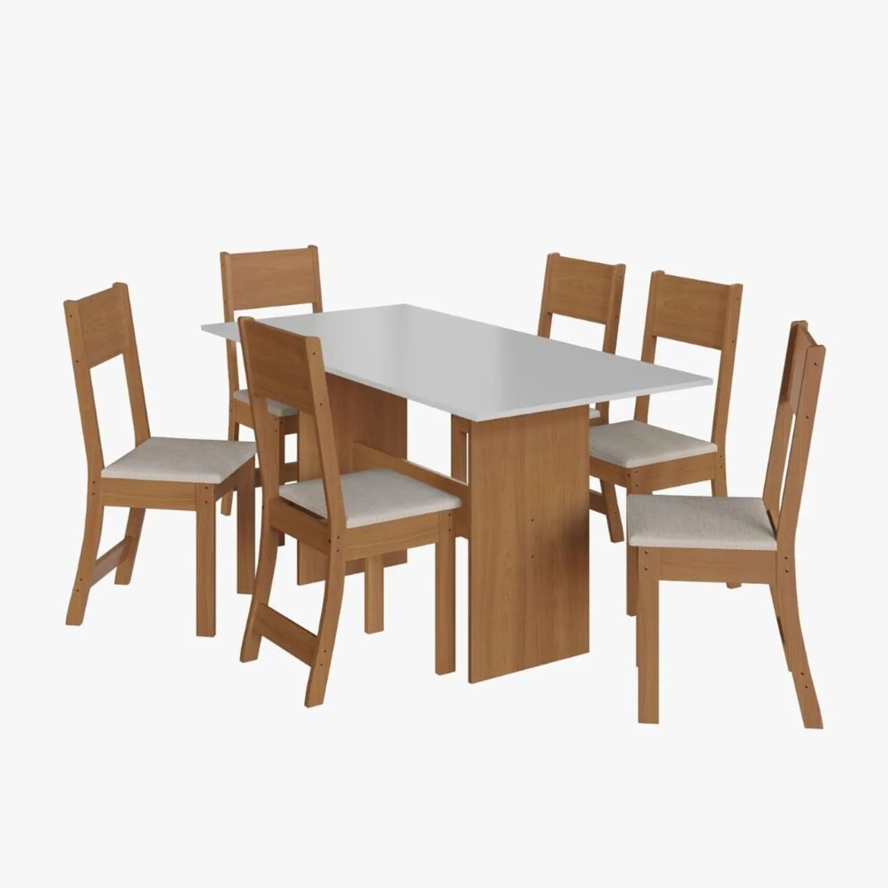 Mesa com 6 cadeiras. Receba em 24h Df e entorno - Foto 3