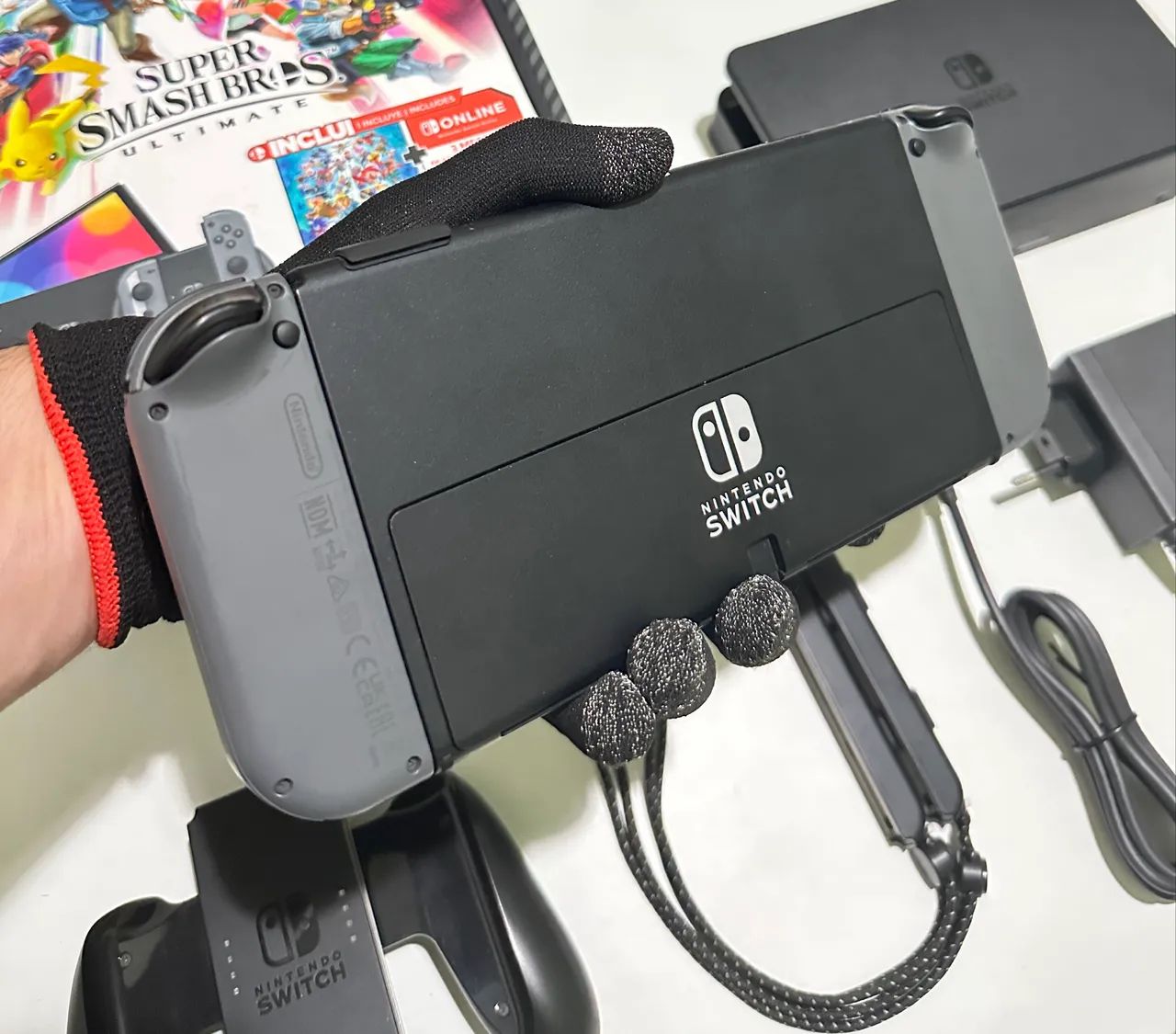 Nintendo Switch OLED Desbloqueado 256gb Edição Especial - Foto 3