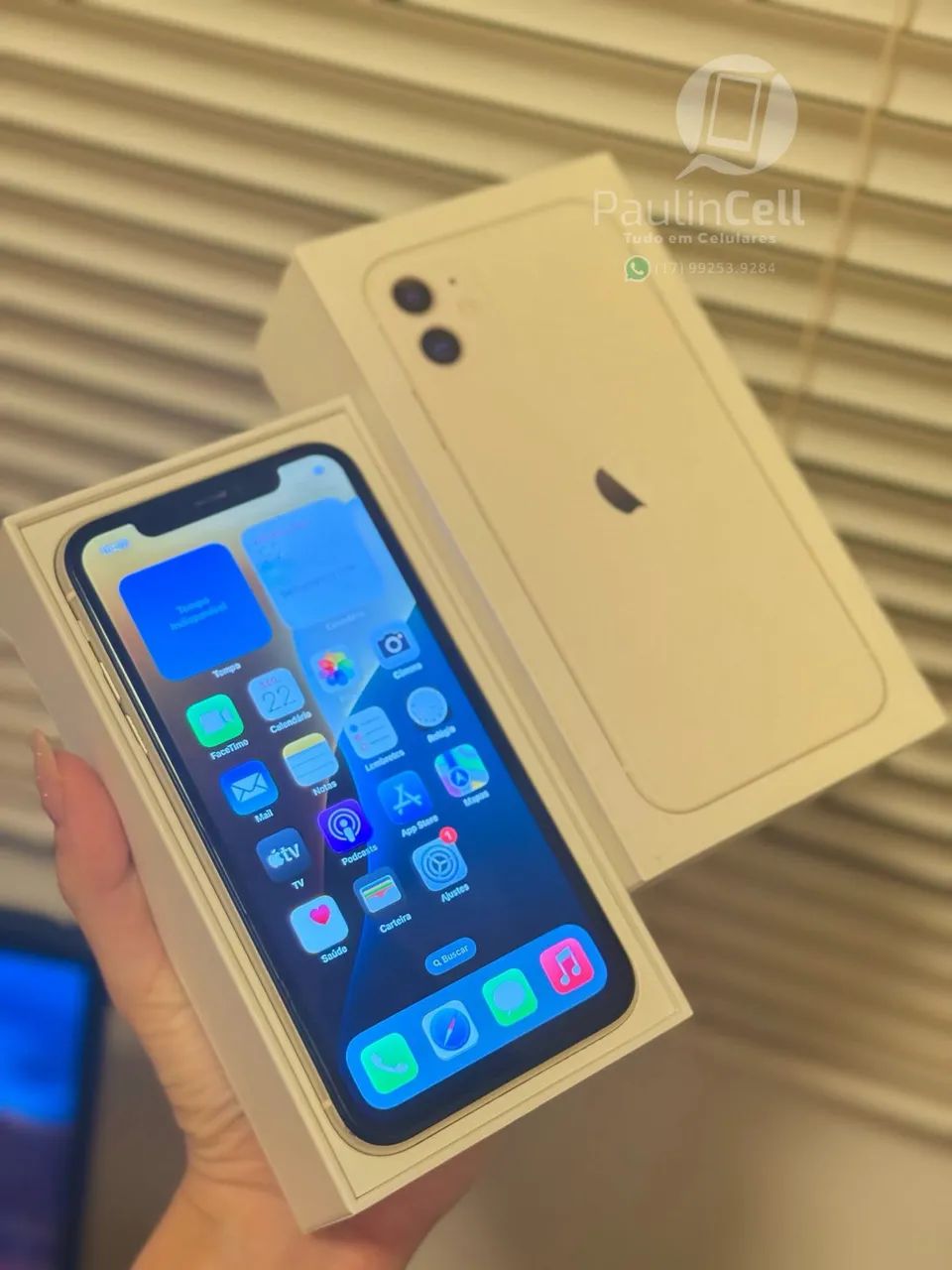 IPhone 11 128gb branco completo  - Foto 4