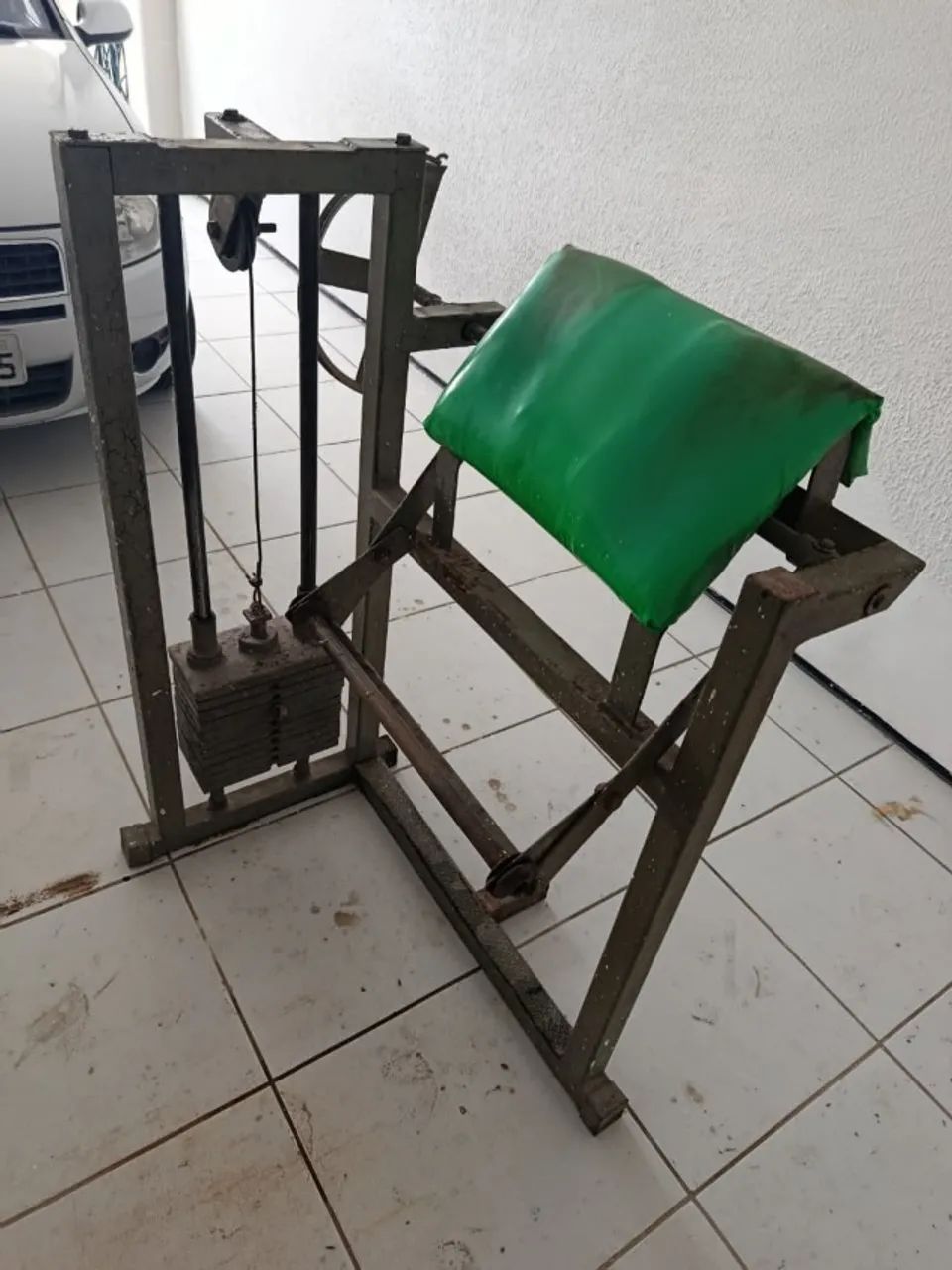 Máquina Musculação Rosca Scott com Barras - Foto 2