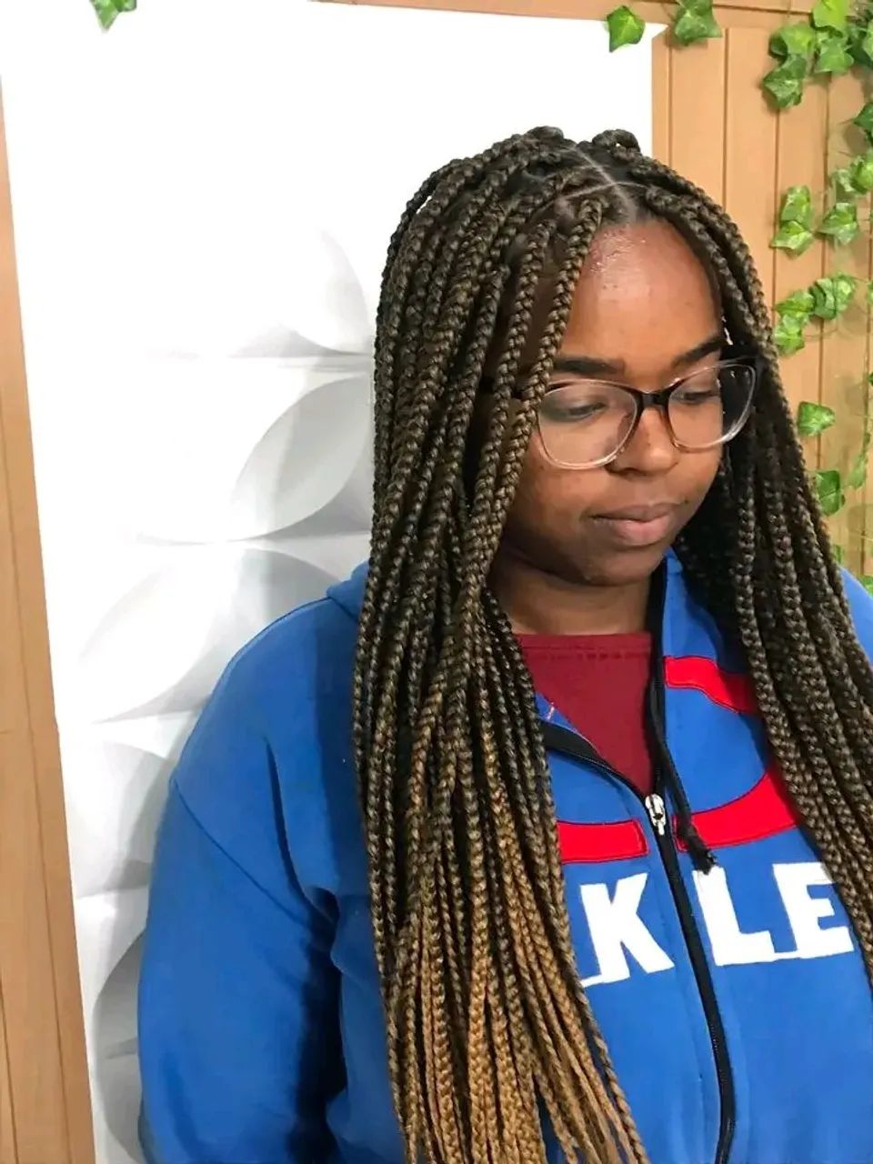 Trança box braids 