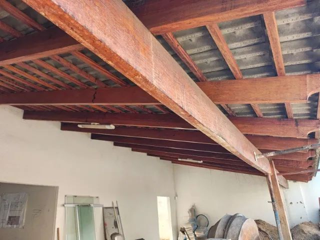 Telhas de cimento, madeiramento e ripamento - Foto 3