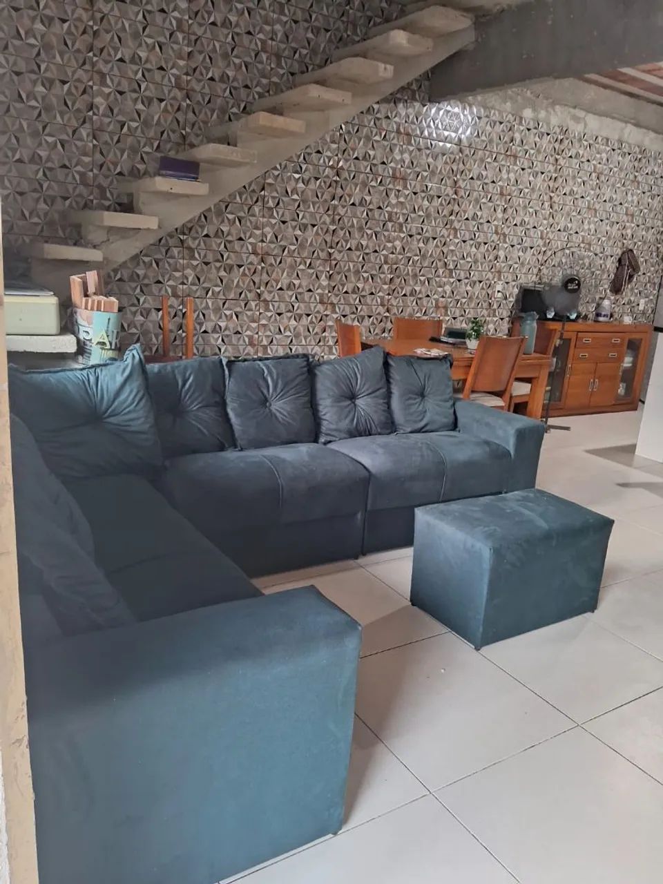 Sofá de canto 7 lugares  - Foto 4