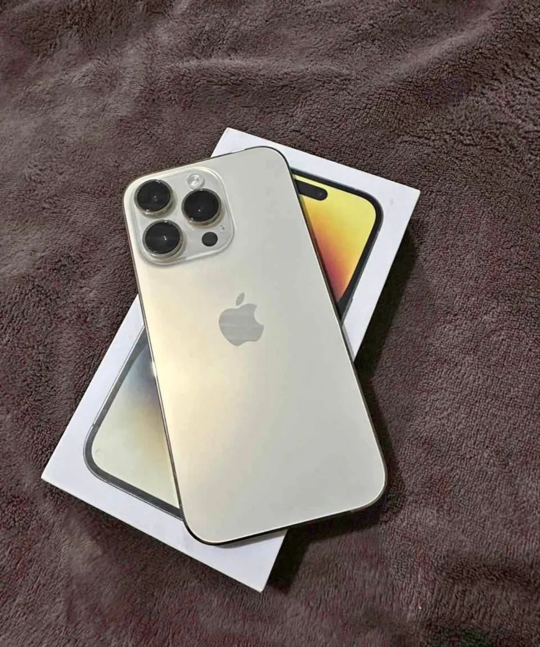 iPhone 14 pro max dourado 128Gb 6 meses de garantia 