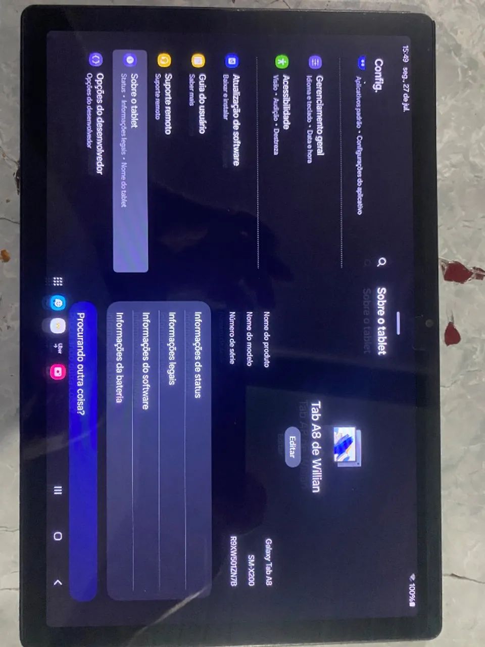 Tablet Samsung A8 - Foto 2
