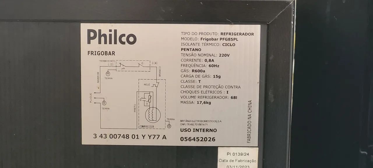 Frigobar Philco 68L Platinum - Foto 5