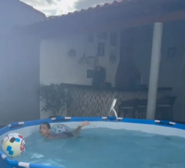 Piscina Lona Plástica 5 Mil Litros Nova - Na Promoção - Foto 3