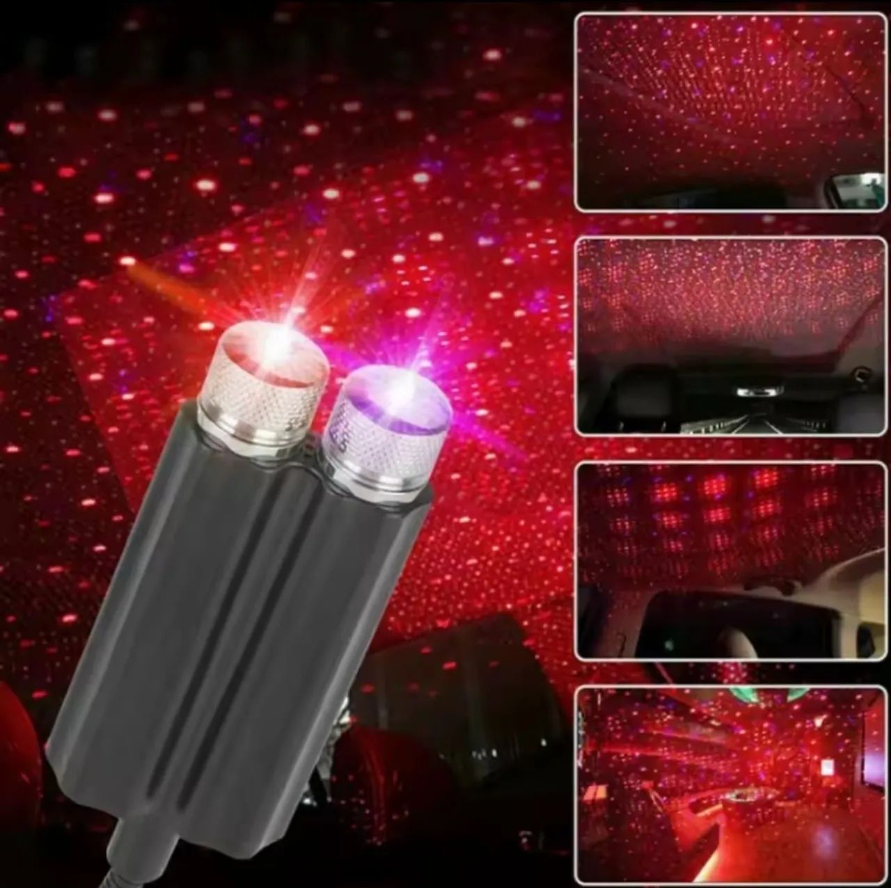 Luminária para interior de veículo usb 360 graus - Foto 3