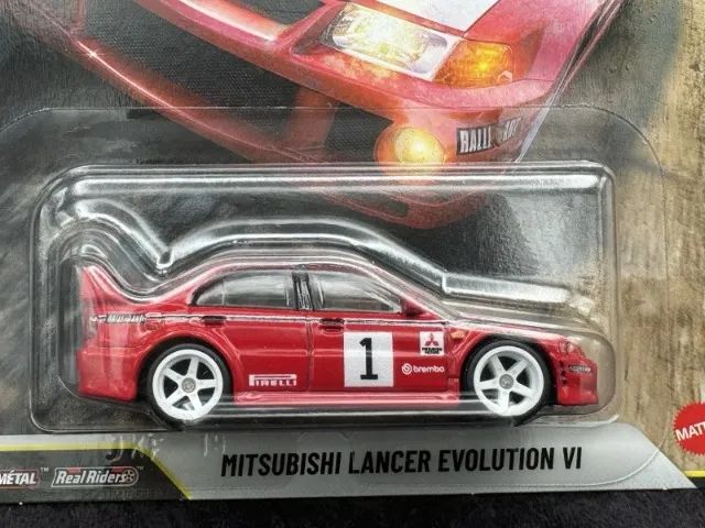 Hot Wheels Premium Mitsubishi Lancer Evolution VI Rally - Foto 3