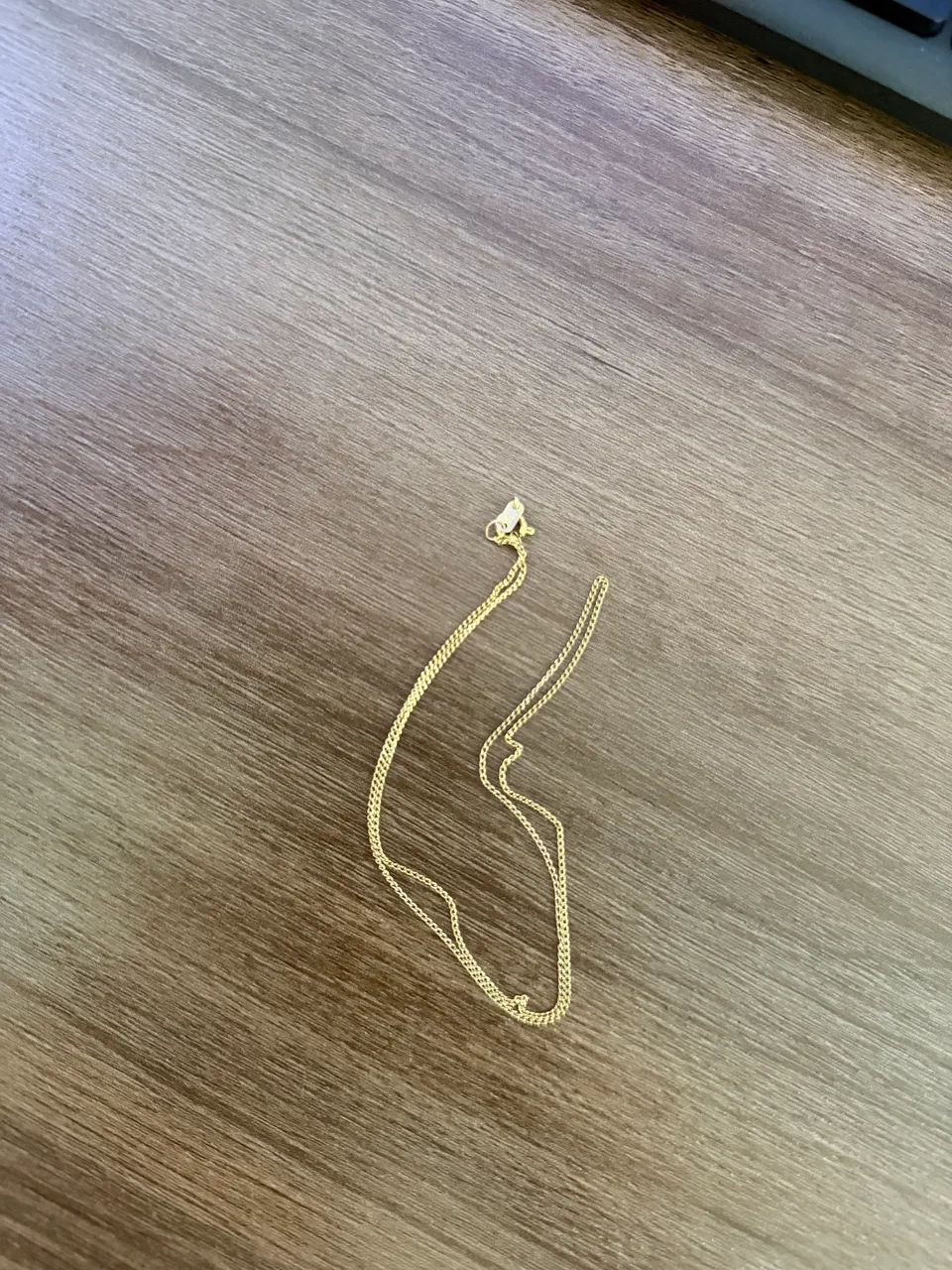 Cordão ouro 18k 1.4g 40cm - Foto 2
