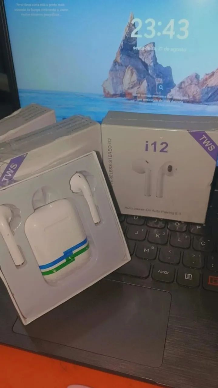 Fone de ouvido bluetooth i12  - Foto 4