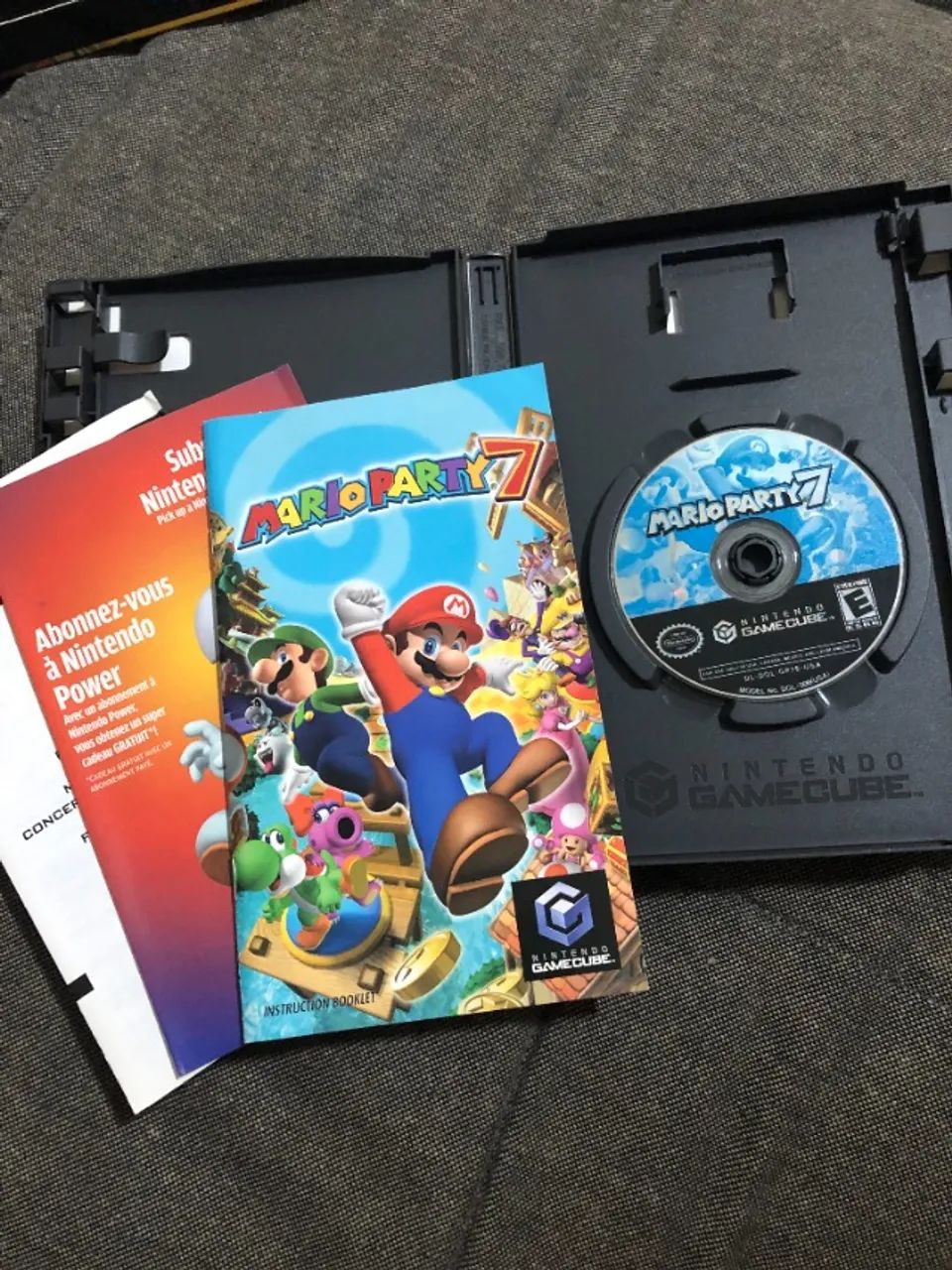 Nintendo Gamecube Mario Party 7 100% Completo Box + Microfone - Foto 2