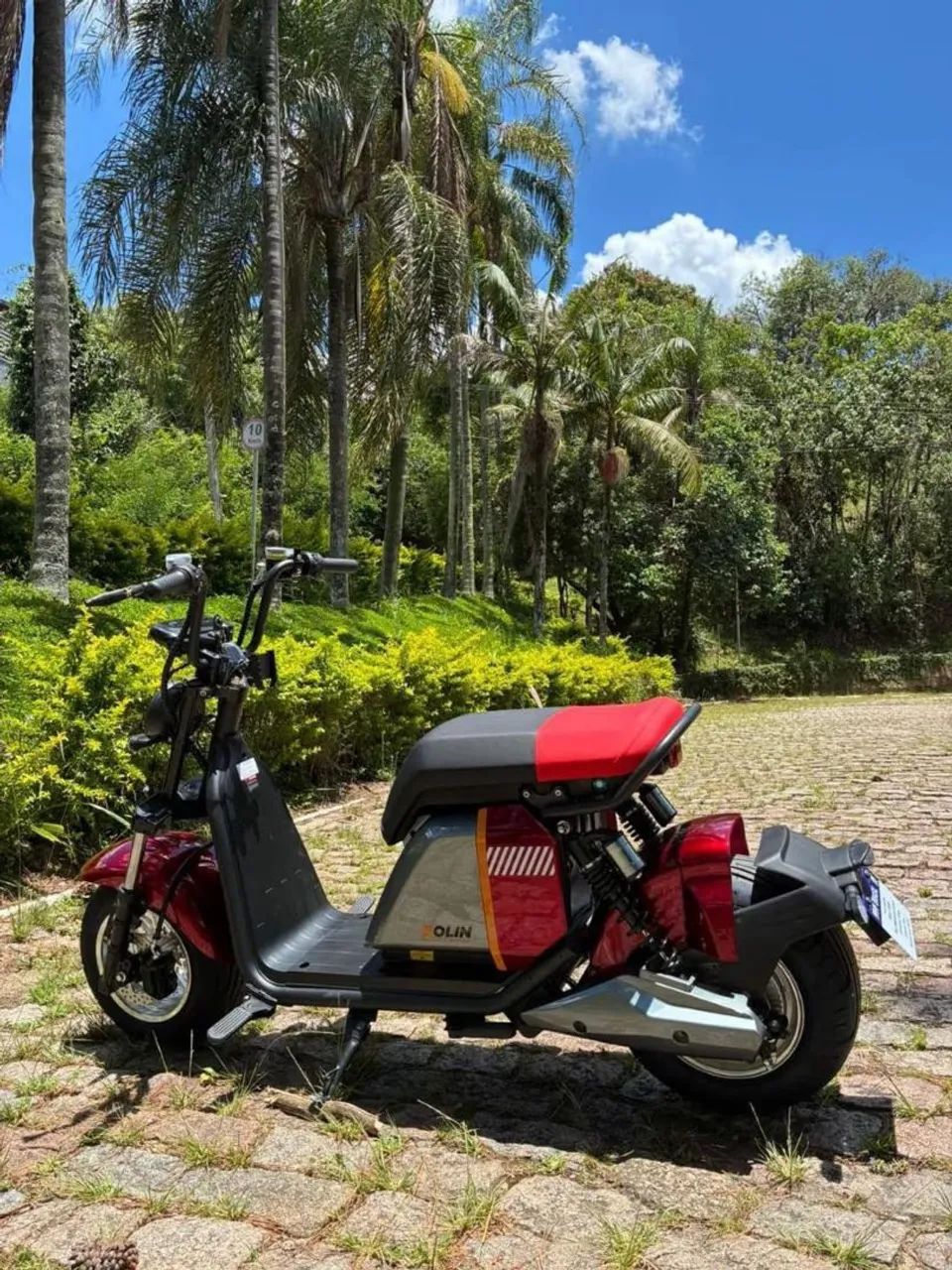 Scooter elétrica modelo 701 sport com baú  - Foto 3