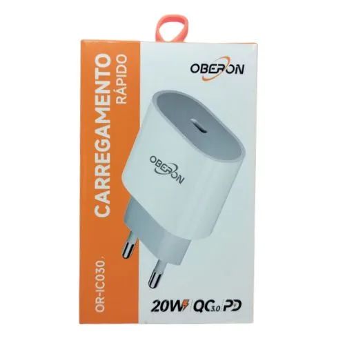Fonte Tipo-C 20W Carregamento Rápido
