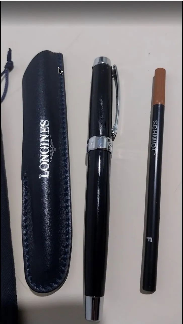 Caneta Longines Original Suíça Metal com estojo - Colecionador - Foto 3
