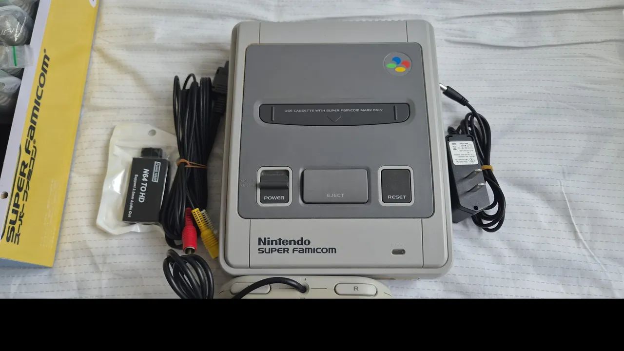 Super famicom original em ótimo estado - Foto 2