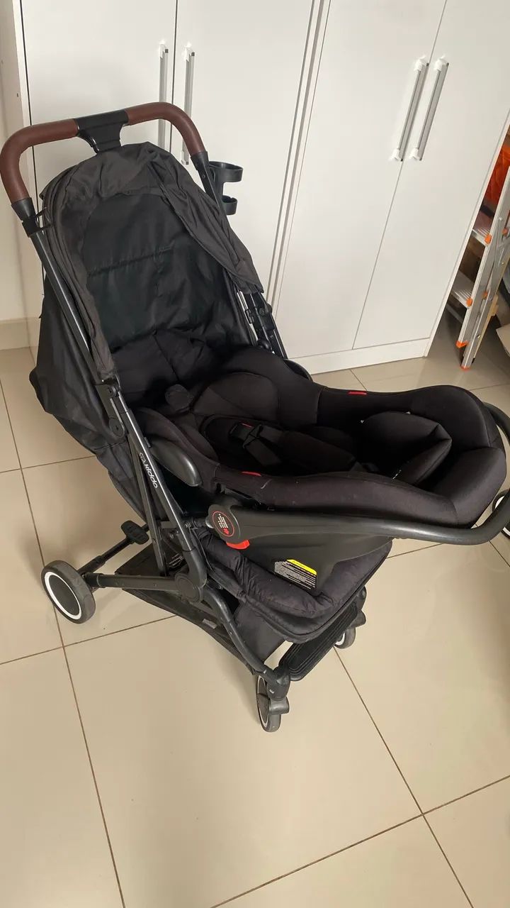 Carrinho de bebê + bebê conforto Kiddo - Foto 4