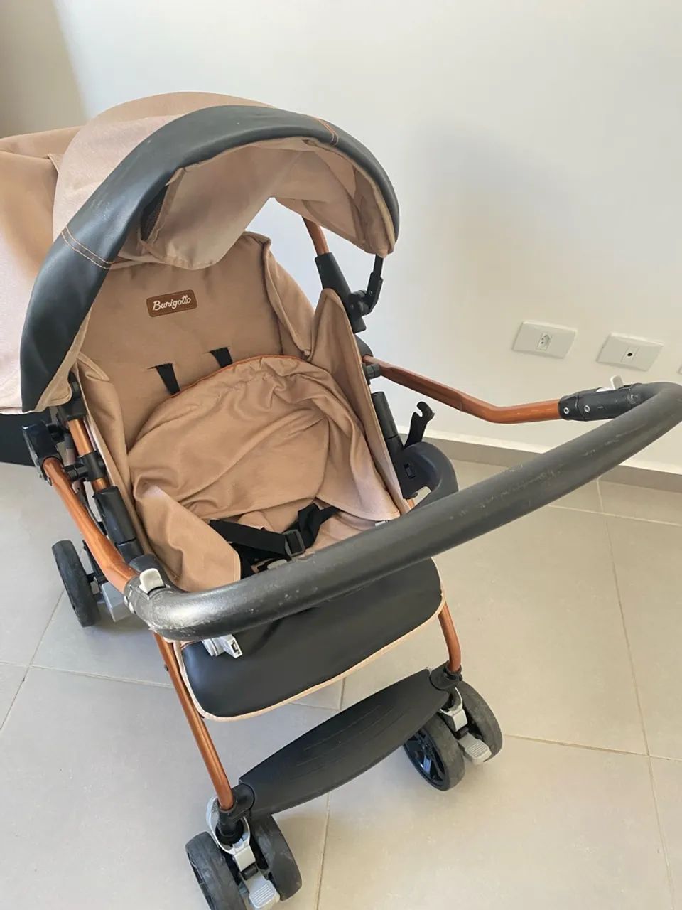 Carrinho com bebe conforto burigotto - Foto 2
