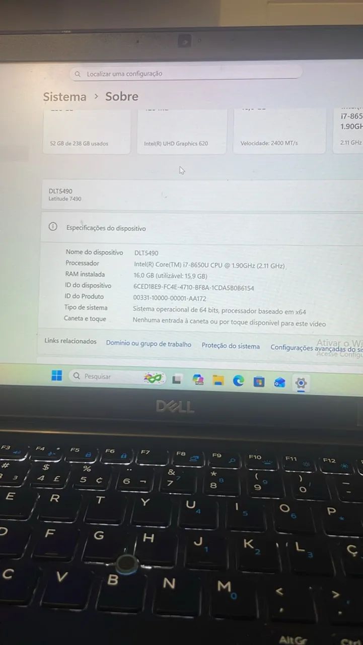 Notebook dell latitude 7490 - Foto 2