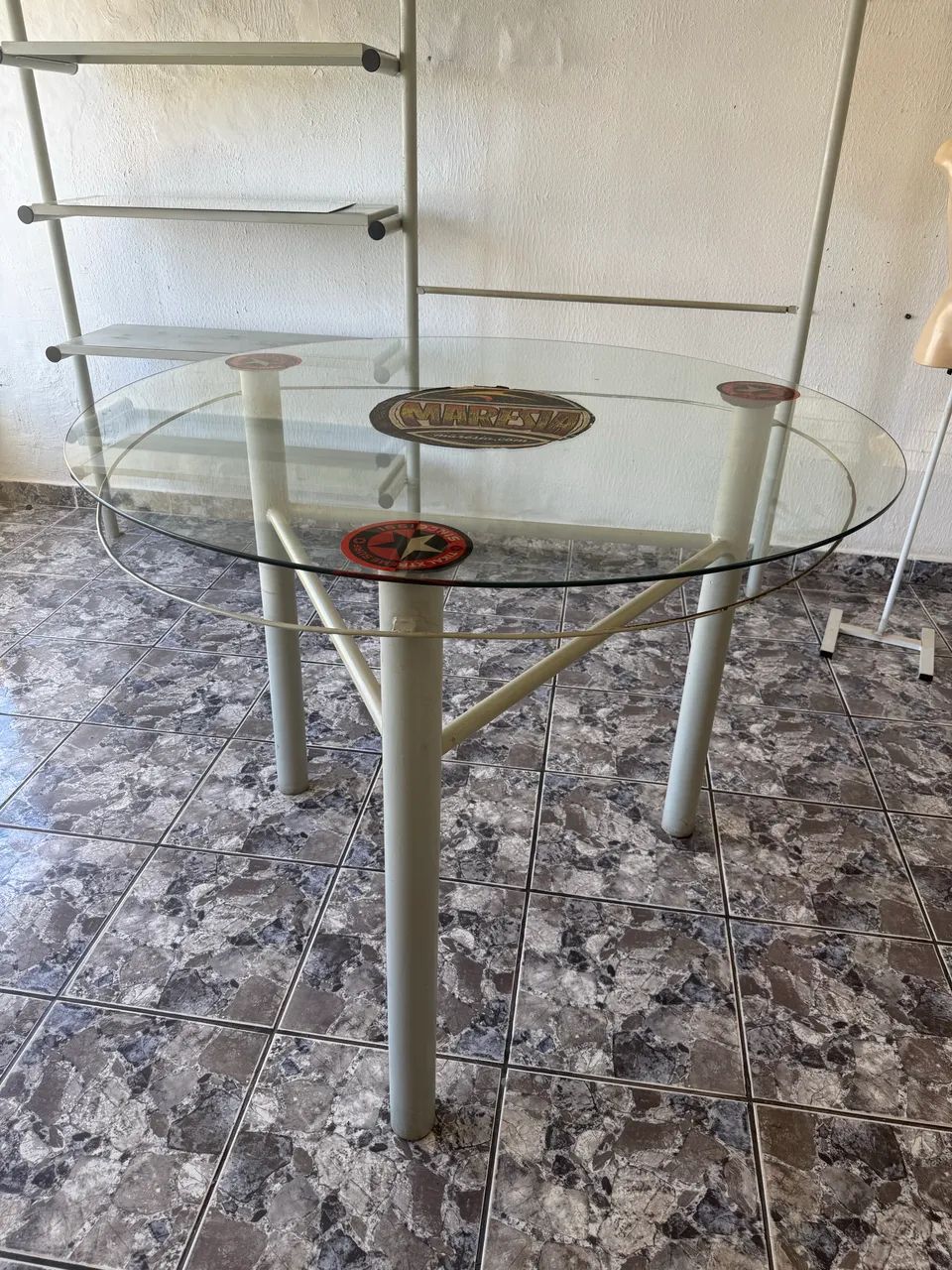 Mesa Oval Vidro - Foto 2